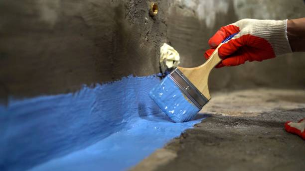 Commercial Exterior Waterproofing project at a Kingston, TN business property by SJ Waterproofing Pros